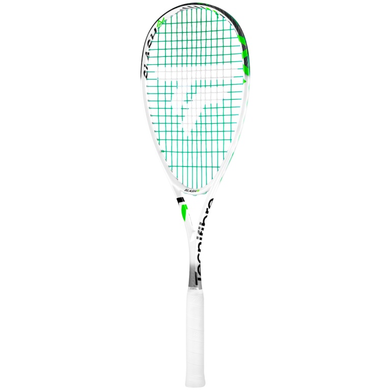 Tecnifibre rakieta do squasha Slash 130 Power 130g/zrównoważona 2025 biała - naciągnięta -